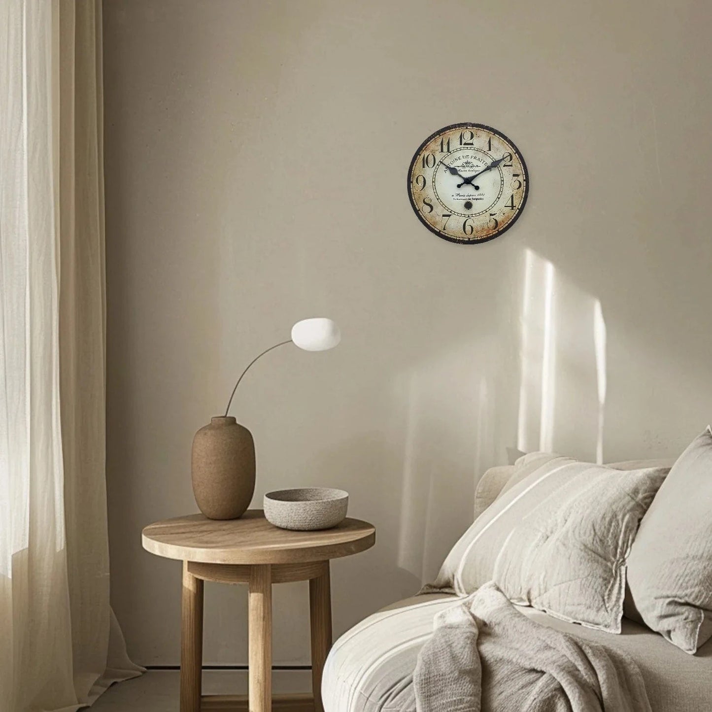 Horloge Murale Vintage Années 70