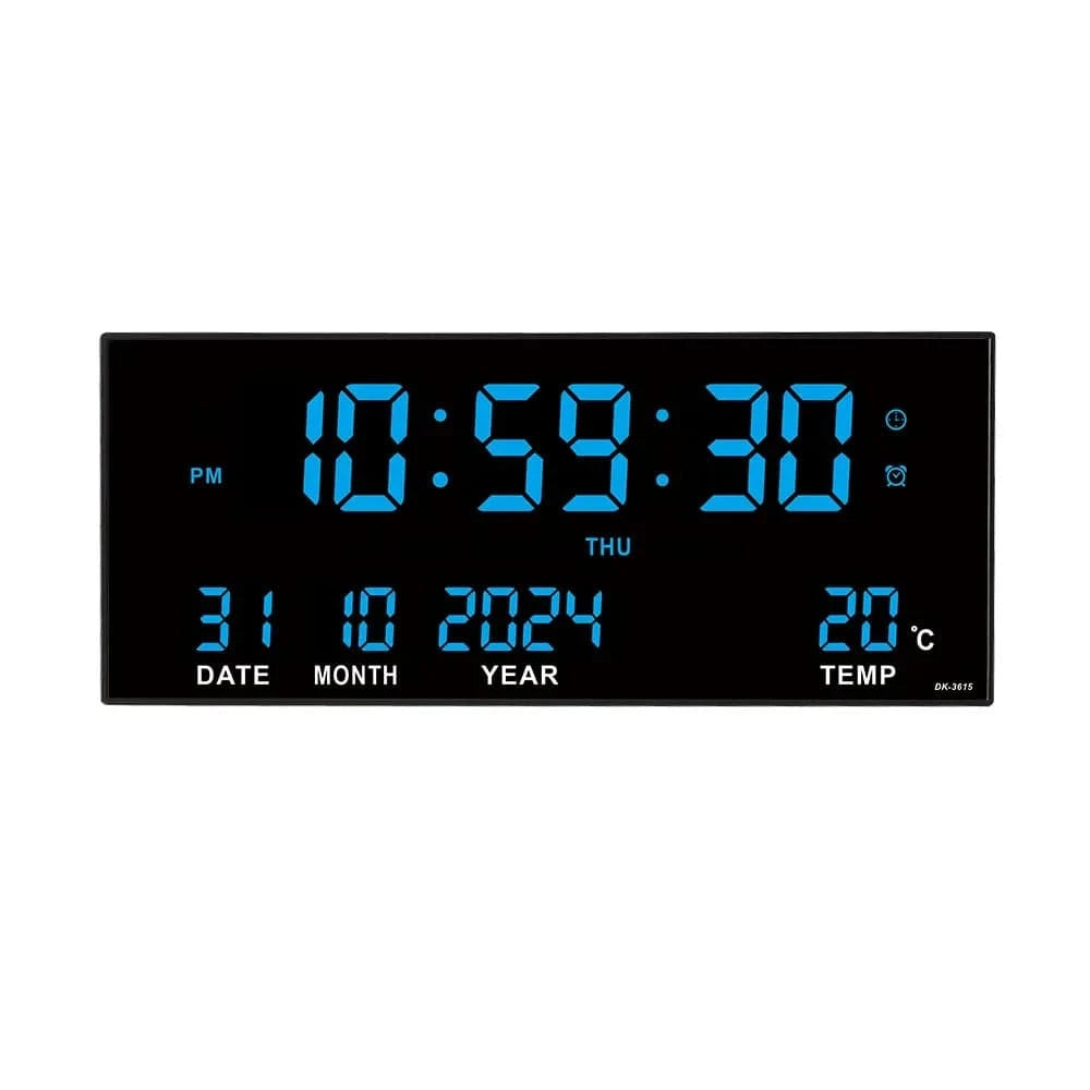 Grande Horloge Digitale LED
