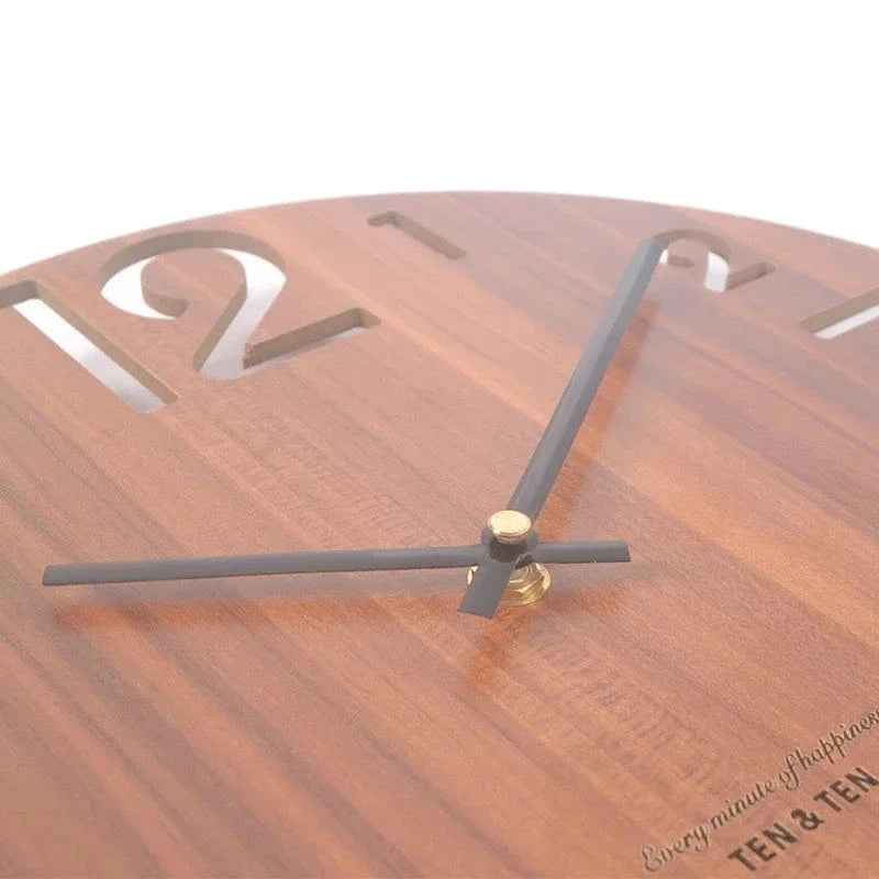 Horloge Murale en Bois