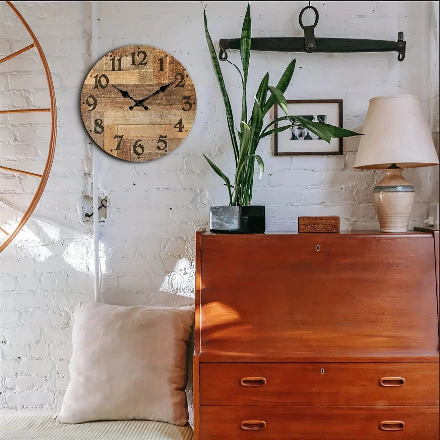 Horloge Bois Vintage