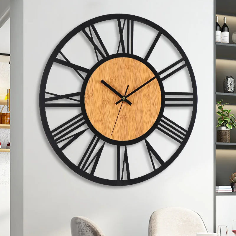 Grande Horloge en Bois