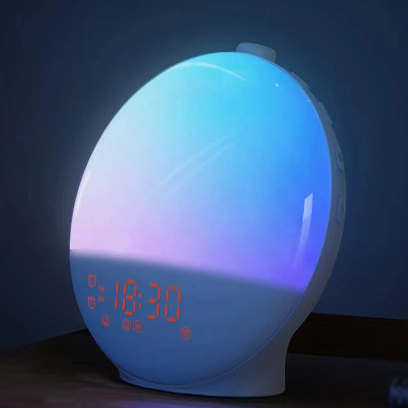 Simulateur Aube/Coucher Soleil – Réveil Radio