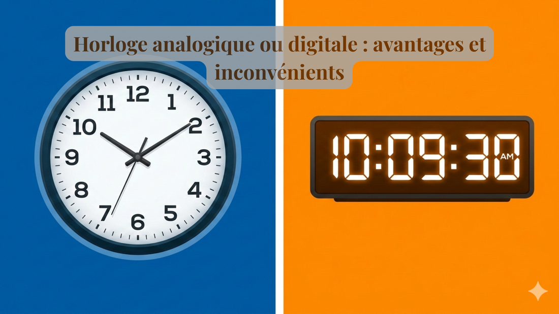 Horloge analogique ou digitale : avantages et inconvénients