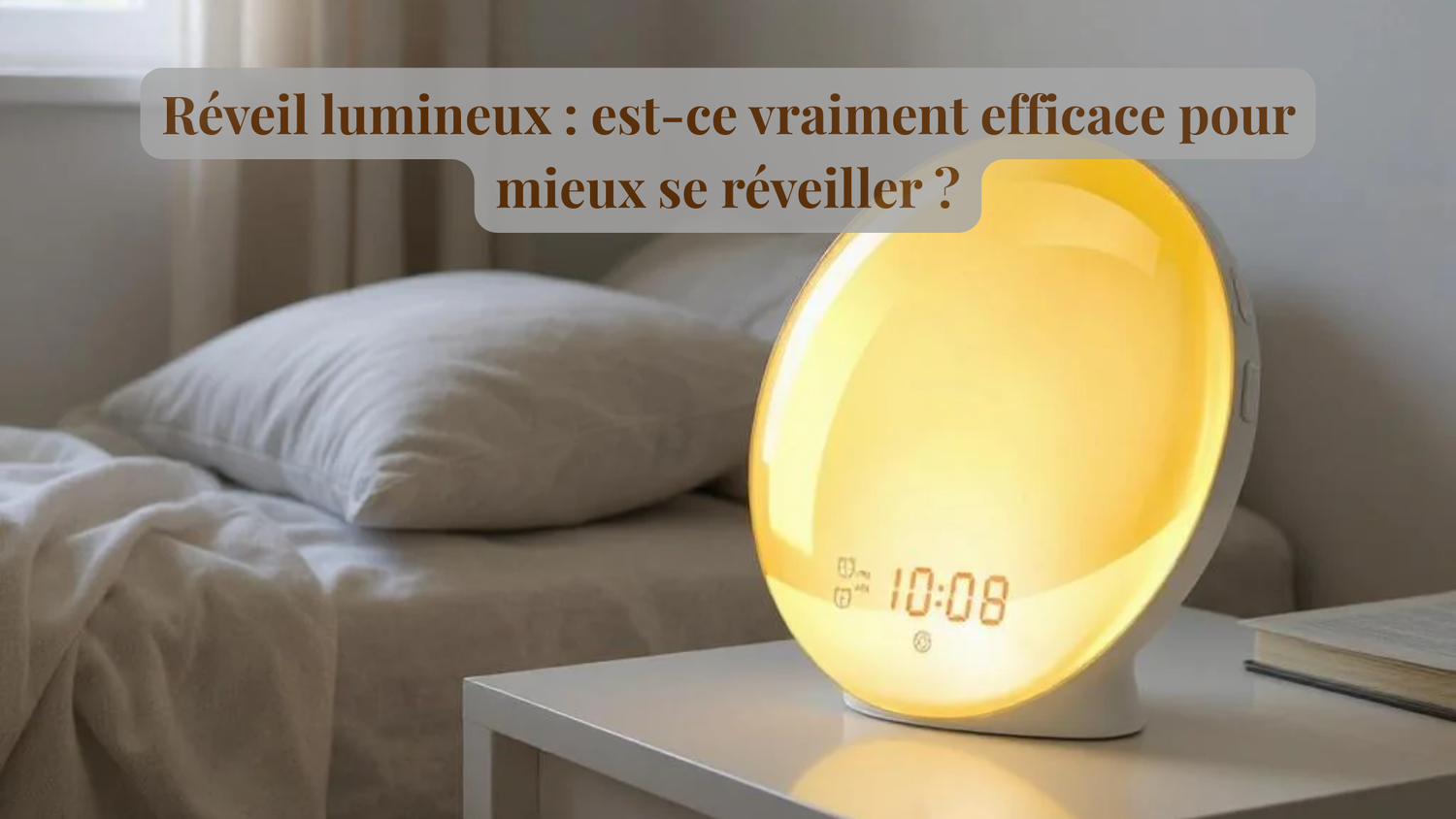Réveil lumineux : est-ce vraiment efficace pour mieux se réveiller ...