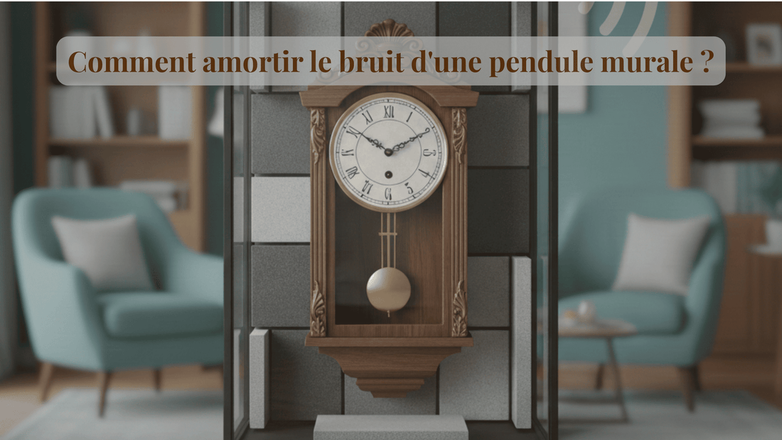 Comment amortir le bruit d'une pendule murale ?