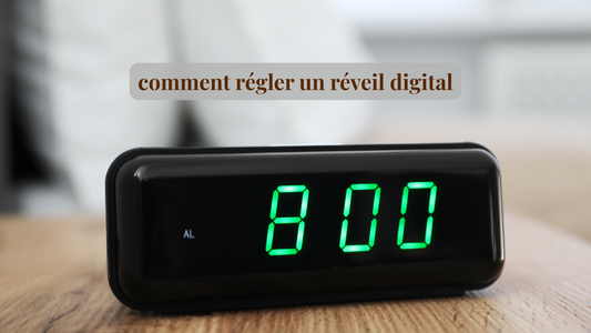Comment régler un réveil digital ?