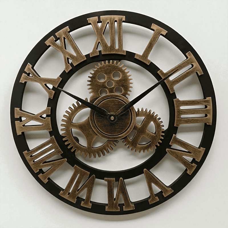 Cadran horloge chiffre romain vintage