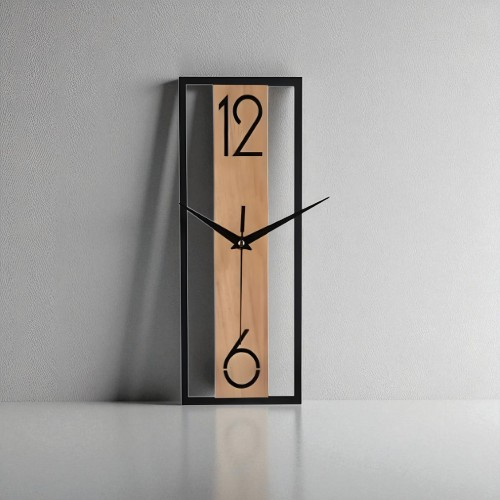 Horloge en Bois Élégante Murale