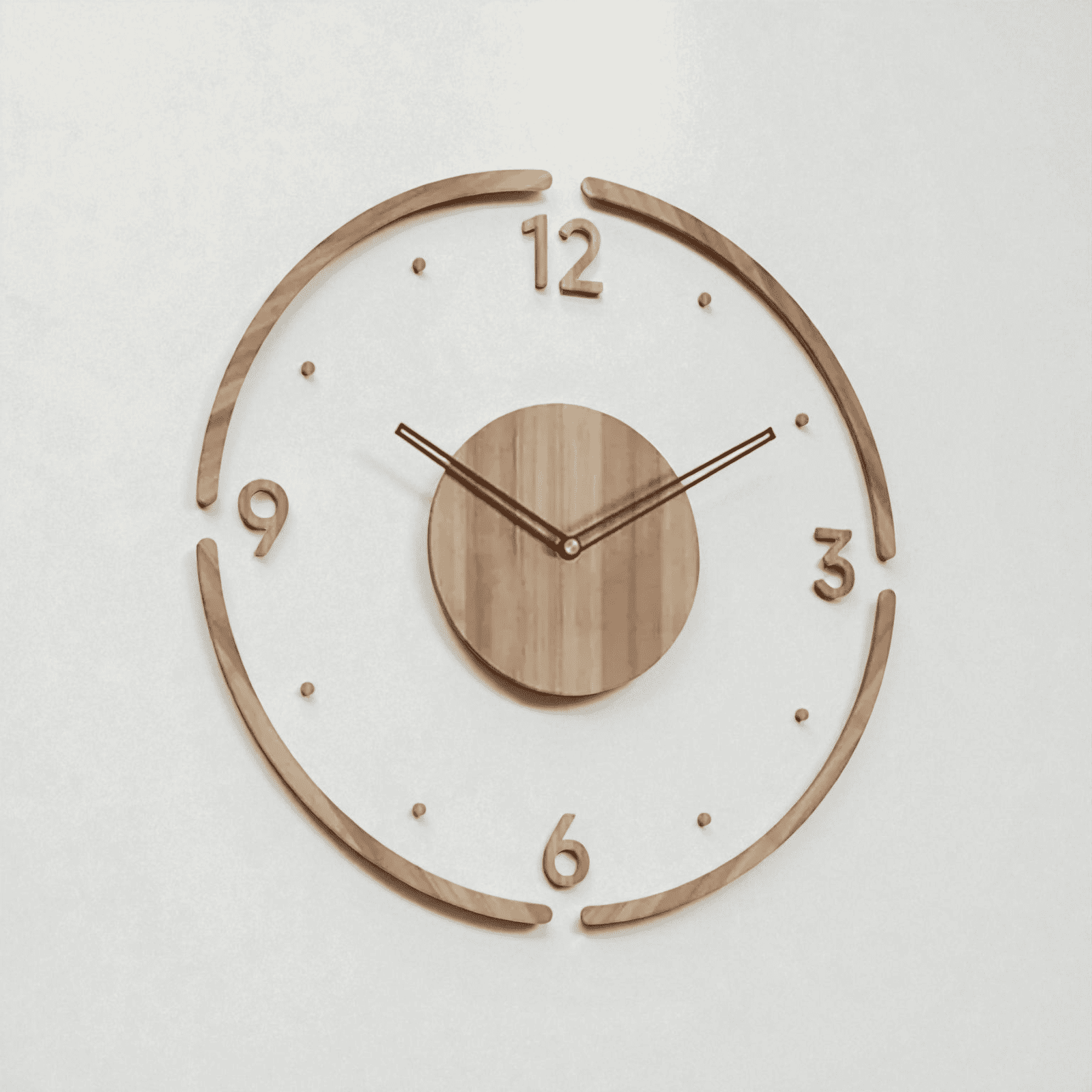 Grande horloge bois