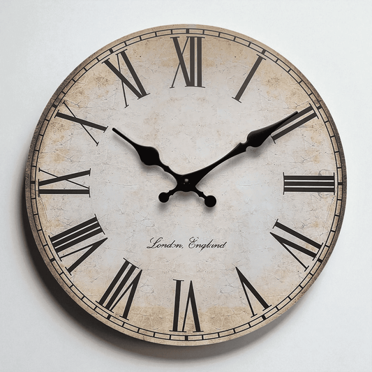 Horloge Murale à Chiffres Romains pour Salon