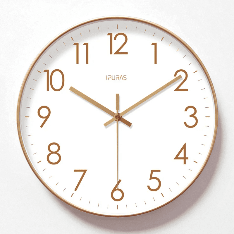 Horloge de salon design or
