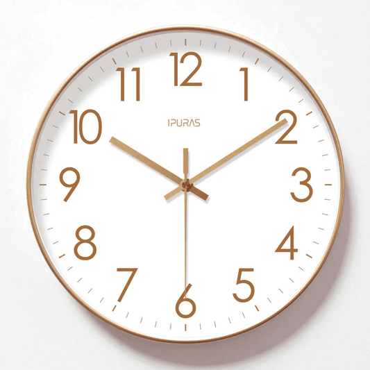 Horloge de salon design or