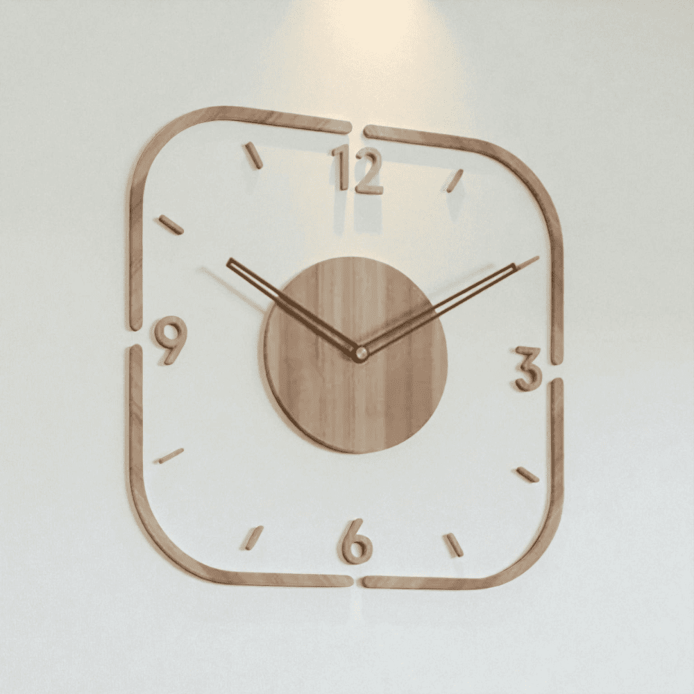 Horloge design salon