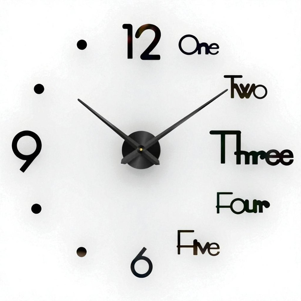 Horloge murale minimaliste