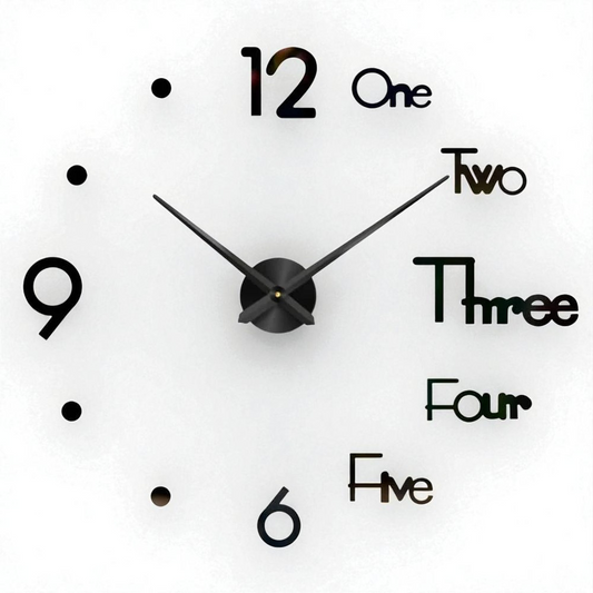 Horloge murale minimaliste