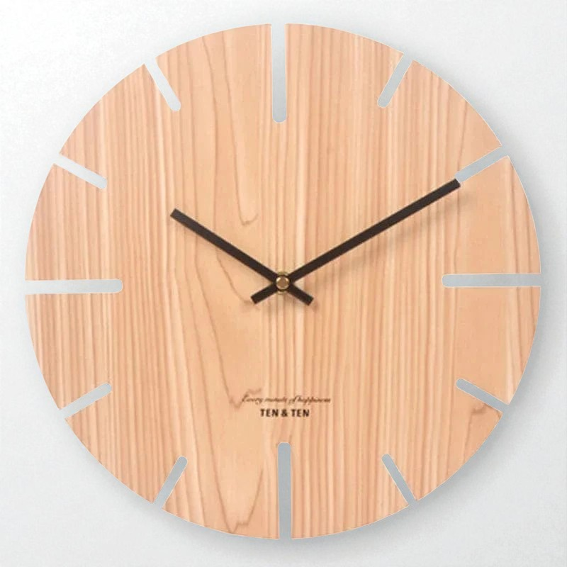 Horloge Bois Naturel