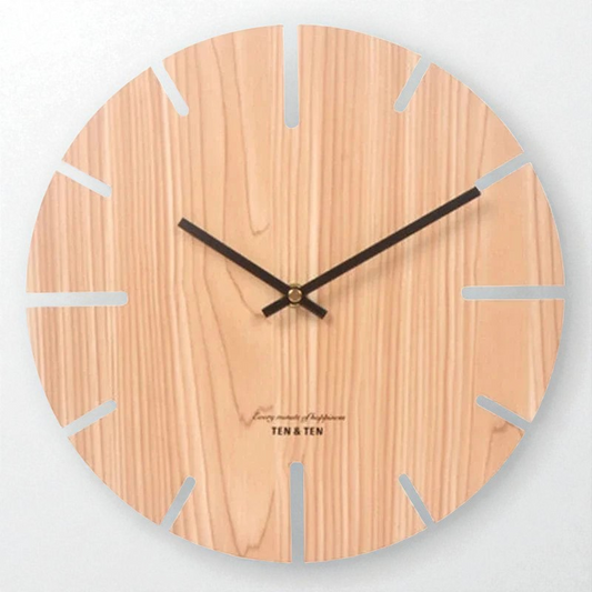 Horloge Bois Naturel