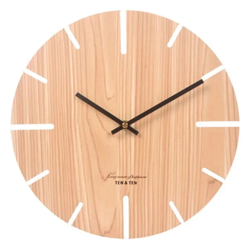 Horloge Bois Naturel