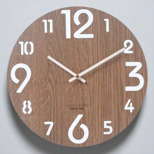 Horloge Murale en Bois