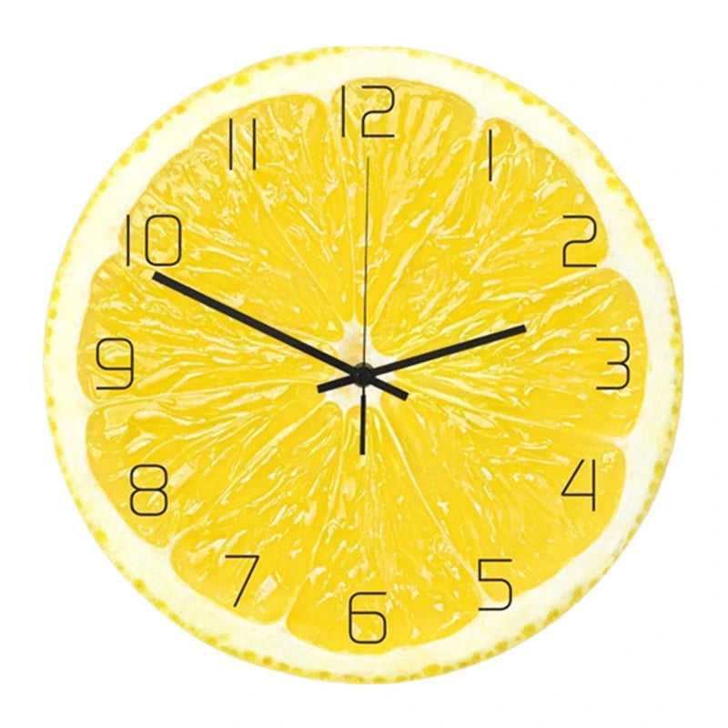 Horloge Jaune | Design Citron Pop
