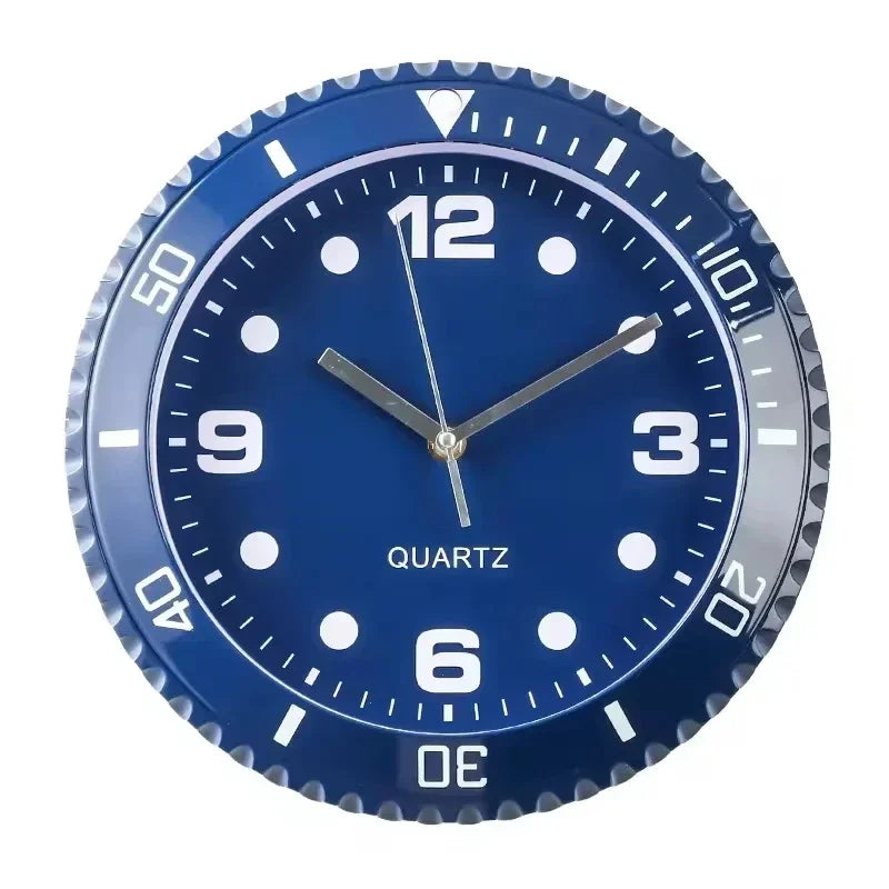 Horloge Design Bleue