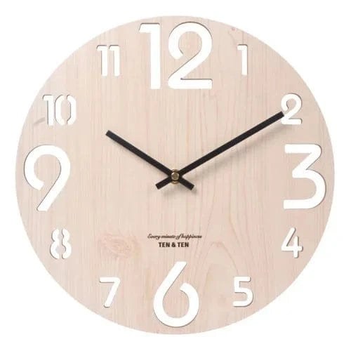 Horloge Murale en Bois