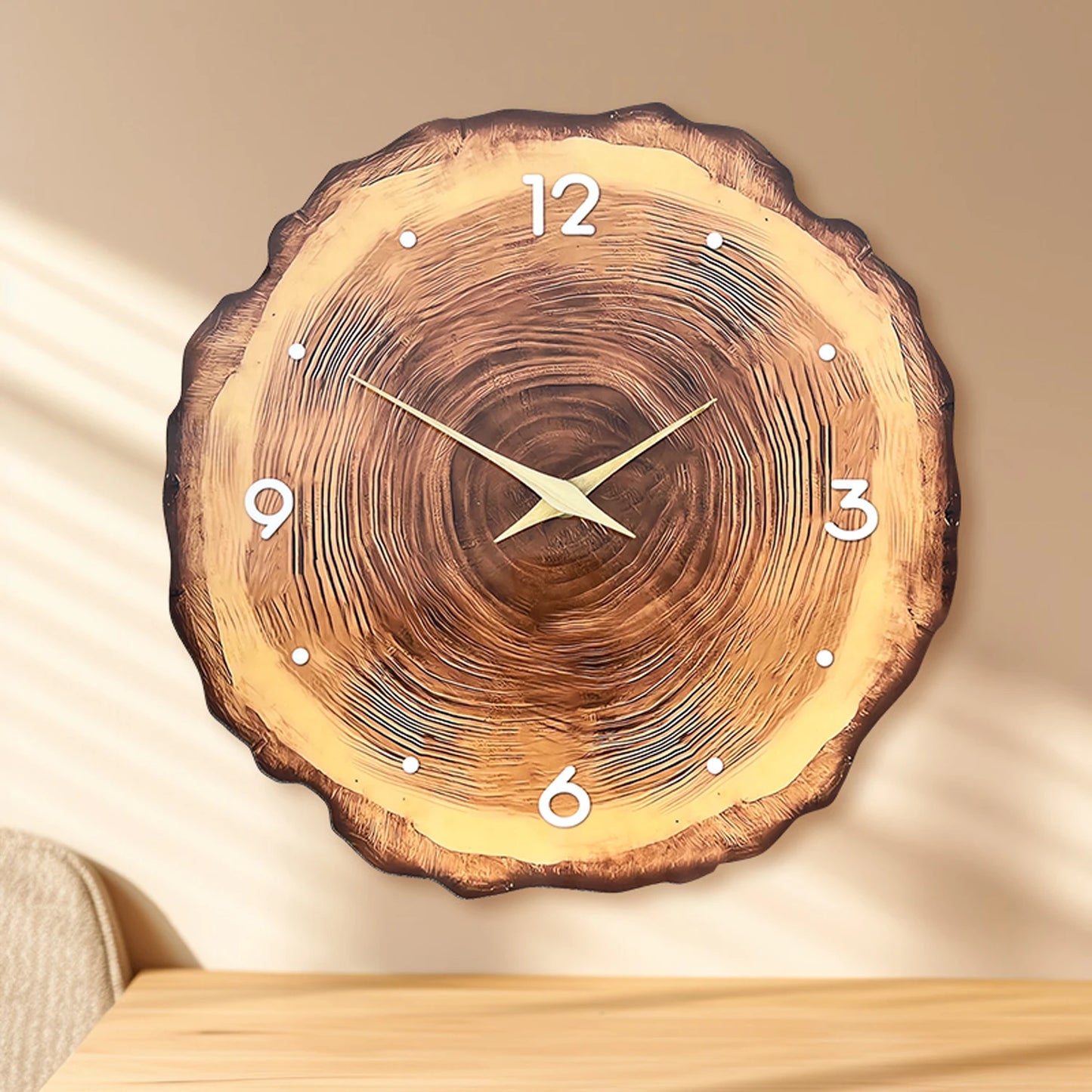 Horloge Murale | Design Bois Naturel