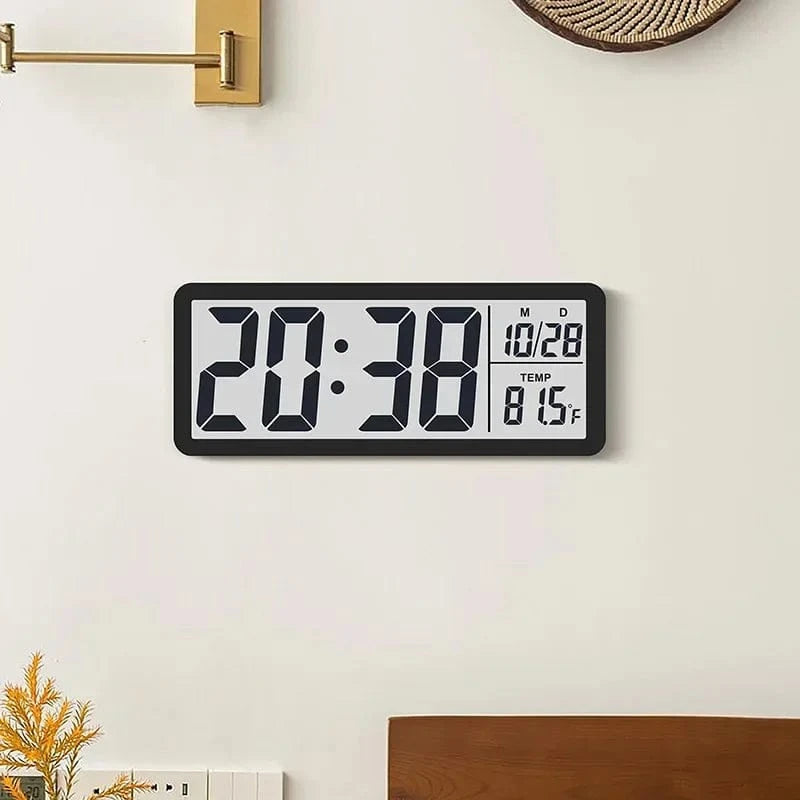 Horloge numérique murale sans fil