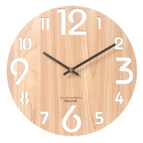 Horloge Murale en Bois