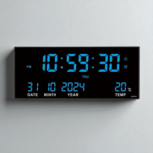 Grande Horloge Digitale LED