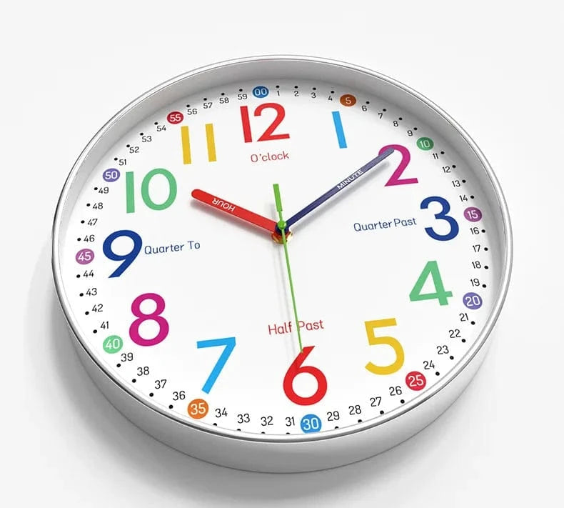 Horloge Murale Colorée Design