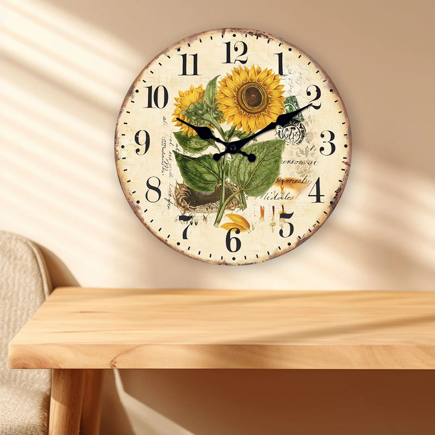 Horloge Fleurs | Déco Murale Florale