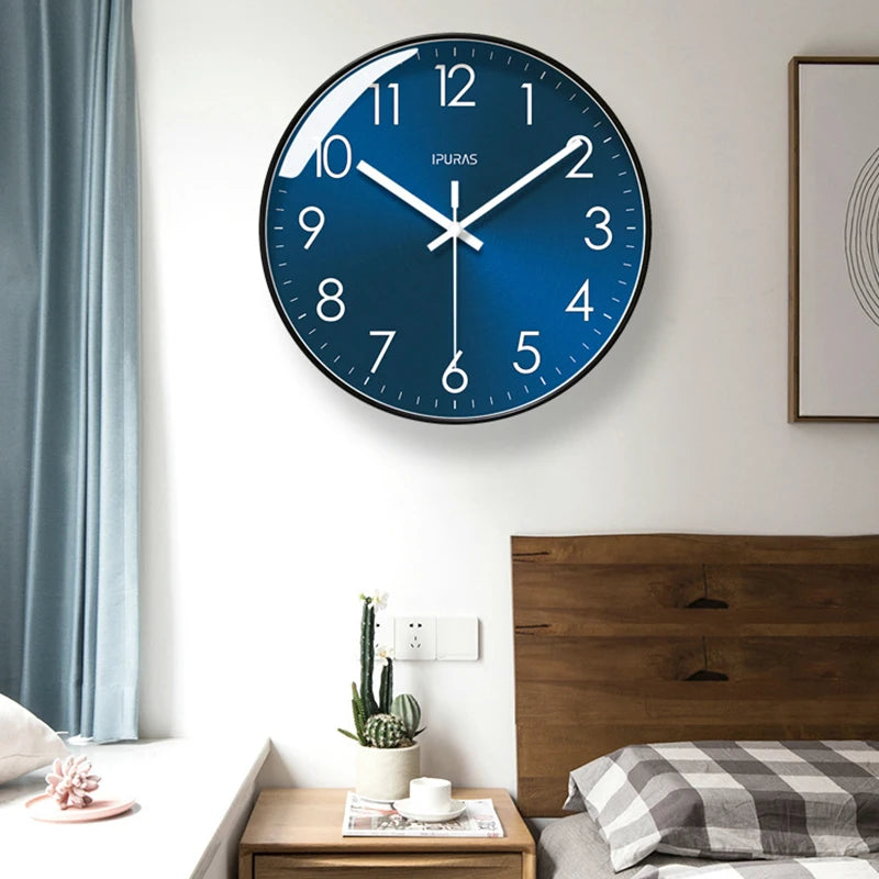 Horloge de Salon Naturelle Bleu Nuit
