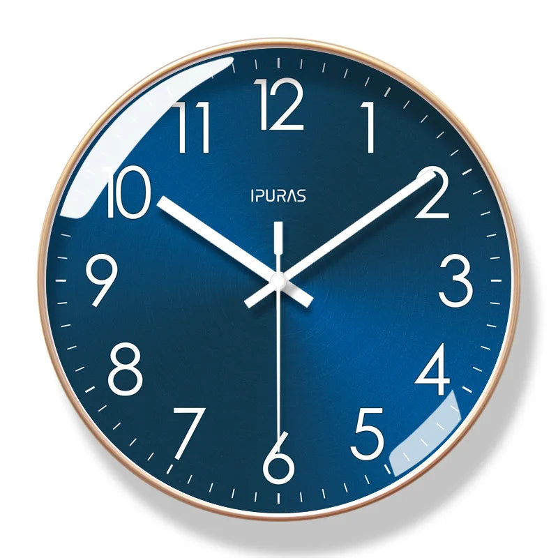 Horloge de Salon Naturelle Bleu Nuit