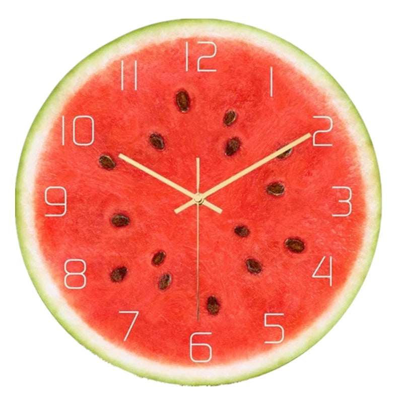 Horloge Pastèque | Déco Murale Colorée