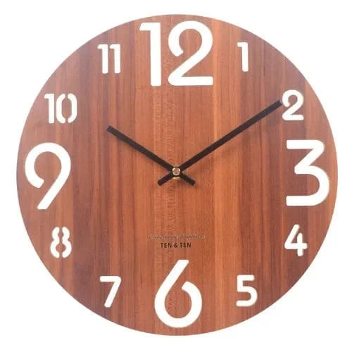 Horloge Murale en Bois