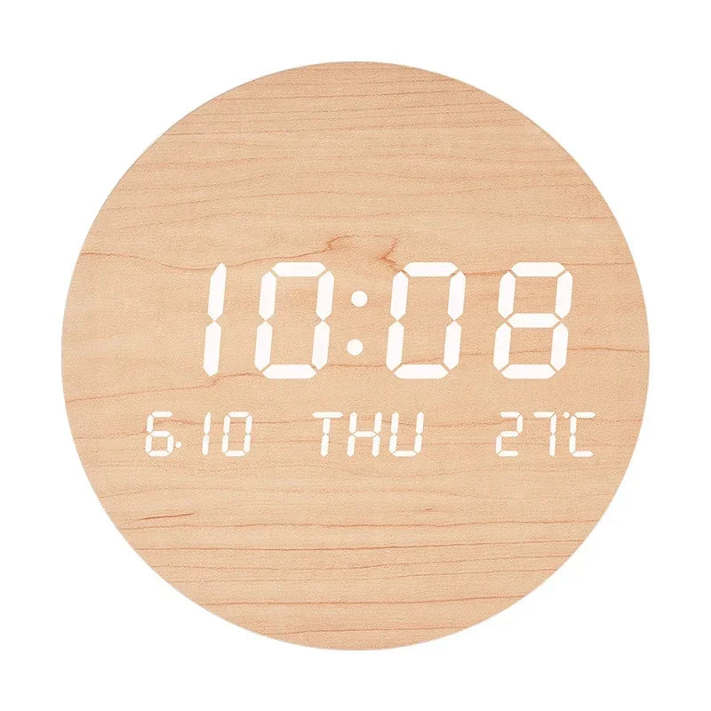 Horloge en Bois Moderne