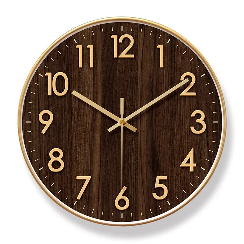 Horloge en Bois Noir